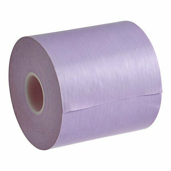 Maxstick PlusD 3 1/8'' x 170' Violet Diamond Adhesive Thermal Linerless Sticky Label Paper Roll, 12PK 105318170PDV